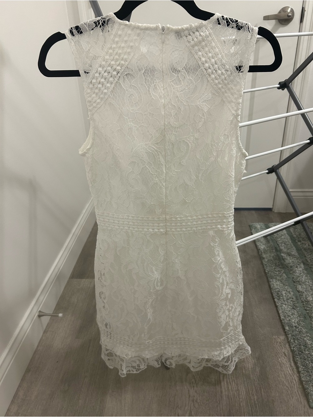 Eilly Bazar White Lace Dress - Small - Picture 2 of 4